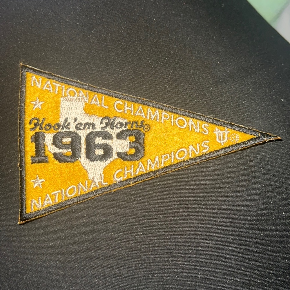 1963 National Champions Hook’Em Horns Texas Longhorns patch! 5 inches